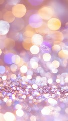 Colorful bokeh lights swirling against blurred, generating festive mood and celebratory magical atmosphere with vibrant illumination background christmas