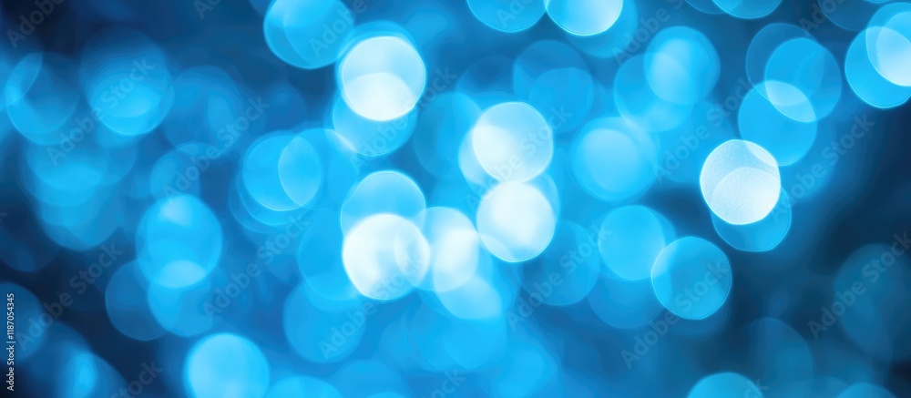 Poster defocused blue background with soft bokeh effect ideal for business themes and creative projects fea