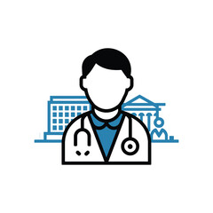 Fototapeta premium Collection Of Medical Product Illustration