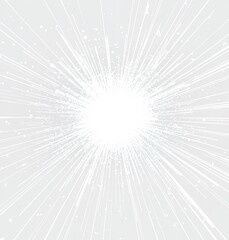 Obraz premium White Radial Burst