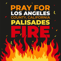 California, Sticker is in support of Southern California after wildfires. Flag's of California state, silhouette of USA flag, flame and text California.
