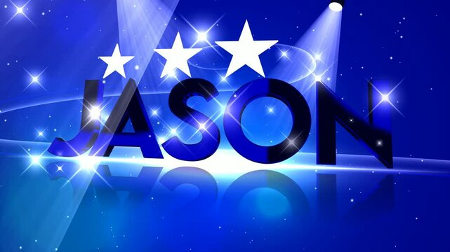 Name Jason in the sky with star
