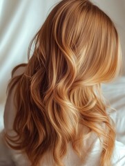 Fototapeta premium Elegant Blonde Hairstyle