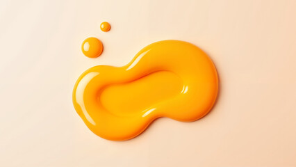 Spilled paint.