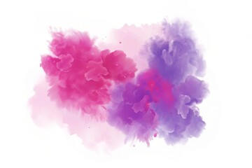 Fototapeta premium Abstract Pink Purple Watercolor Cloud Texture Background