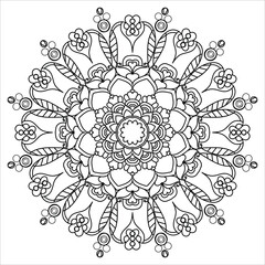 This is a round mandala.
