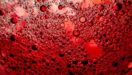 Microscopic image of virus particles multiplying within droplets