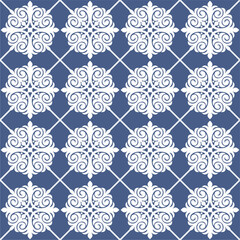 Seamless pattern decorative, flower pattern in vintage mandala style for tattoos, fabrics or decorations and more. Vector illustration.