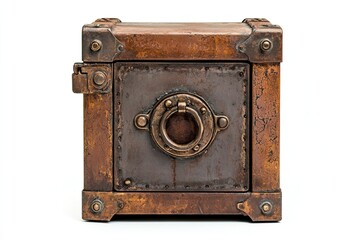 Safe isolated on white background