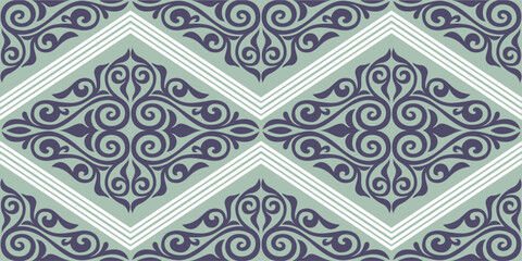 Abstract geometric pattern with lines. A seamless vector background. Dark blue and pista background Abstract geometric pattern with rhombuses. Repeating seamless vector background..