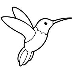 hummingbird in flying for kids book