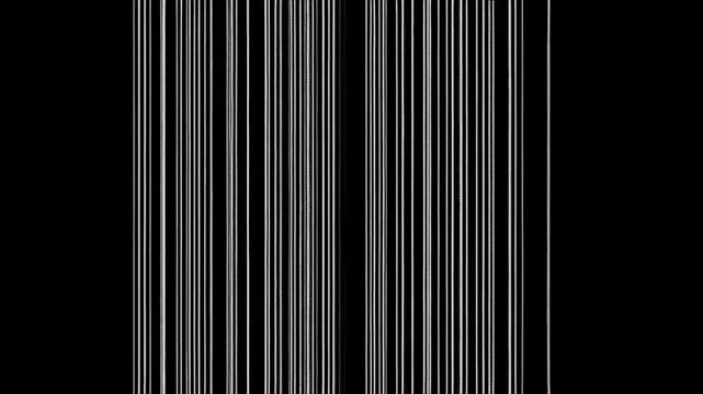 Abstract background with vertical lines. The gray lines are thin and against a dark background looping animation