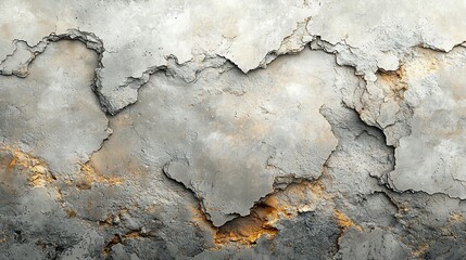 Abstract gray and gold textured stone background.