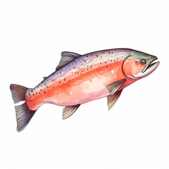 Fish with a red belly and a blue tail