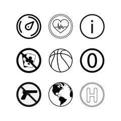 Set of icons in trendy line style. Business, ecommerce, finance, accounting. Big set Icons collection. Vector illustration.