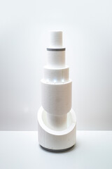 The technology of making large wedding cakes