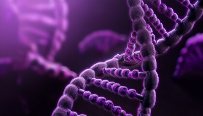 Fototapeta premium Visualizing the DNA structure and spread of pathogens