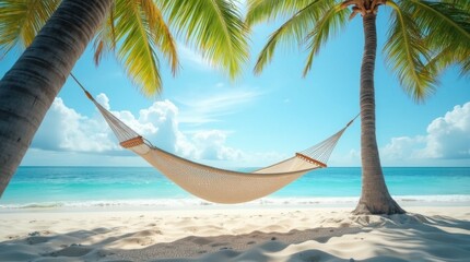 Serene Beach Hammock