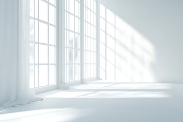 empty room with windows