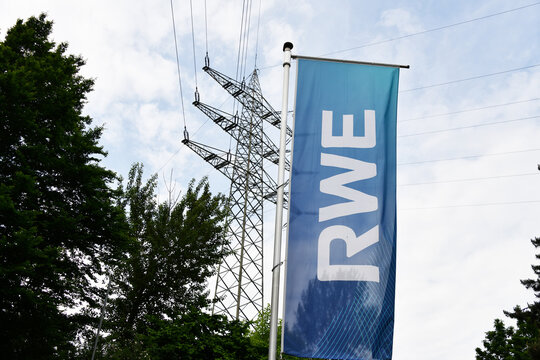 Essen, North Rhine-Westphalia, Germany - May 15, 2024: headquarters of RWE AG in Essen, Germany - RWE is a German multinational energy company