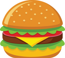 hamburger clipart art,  hamburger vector, hamburger vector illustration, hamburger vector images, hamburger vector icon ,  hamburger  illustration