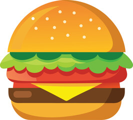 hamburger clipart art,  hamburger vector, hamburger vector illustration, hamburger vector images, hamburger vector icon ,  hamburger  illustration 
