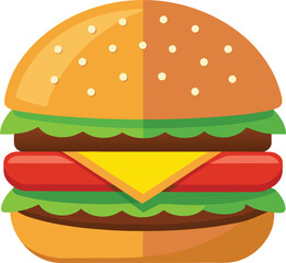 hamburger clipart art,  hamburger vector, hamburger vector illustration, hamburger vector images, hamburger vector icon ,  hamburger  illustration 