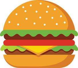 hamburger clipart art,  hamburger vector, hamburger vector illustration, hamburger vector images, hamburger vector icon ,  hamburger  illustration 
