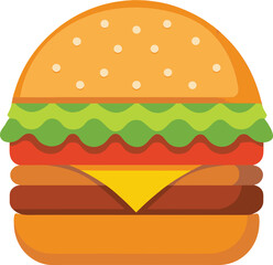 hamburger clipart art,  hamburger vector, hamburger vector illustration, hamburger vector images, hamburger vector icon ,  hamburger  illustration 