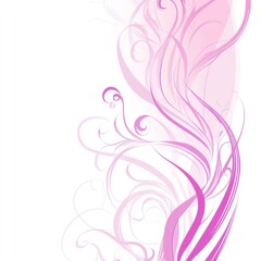 Soft gradient of pink and lavender swirls on a clean white background