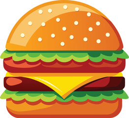 hamburger clipart art,  hamburger vector, hamburger vector illustration, hamburger vector images, hamburger vector icon ,  hamburger  illustration 