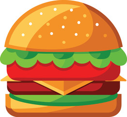 hamburger clipart art,  hamburger vector, hamburger vector illustration, hamburger vector images, hamburger vector icon ,  hamburger  illustration 