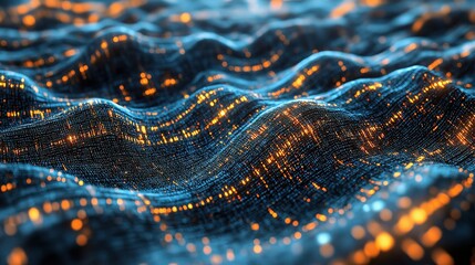 Layered Data Mining Process Illustrated with Gigapixel Lines