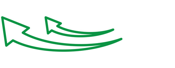 Curved arrow icons. curved arrows set. arrow symbol collection. vector