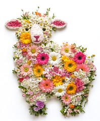 Obraz premium lamb flower arrangement 