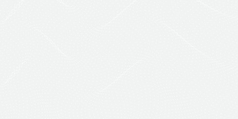 Wave of flowing particles on a white background. Abstract backdrop with dynamic elements of waves and dots. Vector in concept of AI, technology, modern science, music, sound.