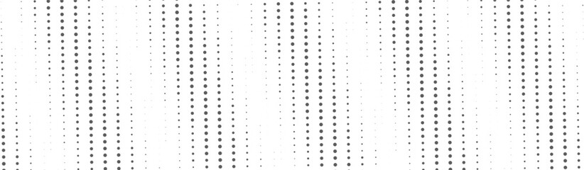 Abstract Halftone Dots Vector Texture for Monochrome Backgrounds