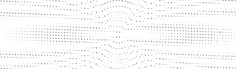 Black and White Halftone Pattern Texture for Abstract Designs