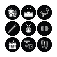 Set of icons in trendy line style. Business, ecommerce, finance, accounting. Big set Icons collection. Vector illustration.