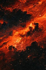 Vivid Nebula Cosmic Art Print