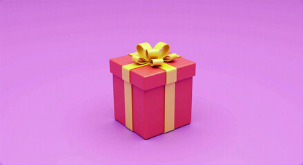 Fototapeta premium pink box, gift, box, christmas, present, ribbon, bow, birthday, celebration, holiday, decoration, surprise, isolated, anniversary, object, red, valentine, package, pink, xmas, paper, love, wrapping, g