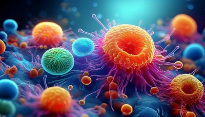 3d rendered illustration of a bacteria