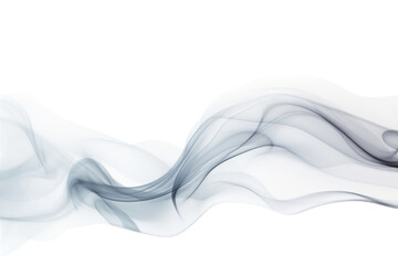 Gentle waves of translucent smoke curling softly against a light background