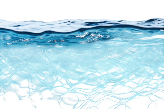 Water surface reflecting sunlight with gentle waves creating rhythmic patterns during a serene day
