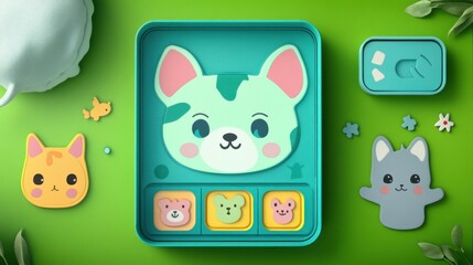 Adorable Cartoon Animal Puzzle Toy for Kids