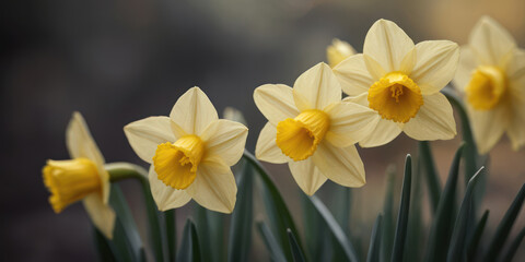 yellow daffodil flower