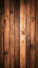 Obraz premium Rich dark brown wood showcases natural pine planks, perfect for backgrounds in design or decoration with ample text space.