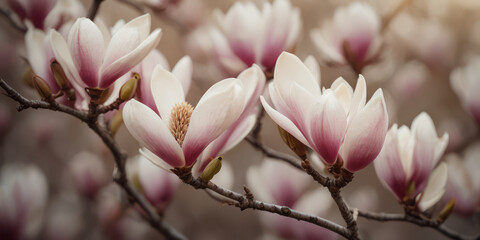 Fototapeta premium Magnolia flowers