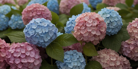Hydrangea flowers