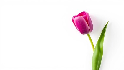 Fototapeta premium tulip isolated on white